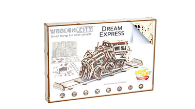 WOODEN.CITY – Traum - Express | 3D Holzpuzzle - Lama Welt