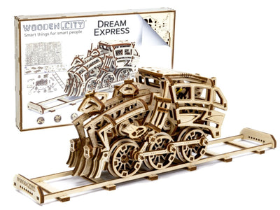 WOODEN.CITY – Traum - Express | 3D Holzpuzzle - Lama Welt