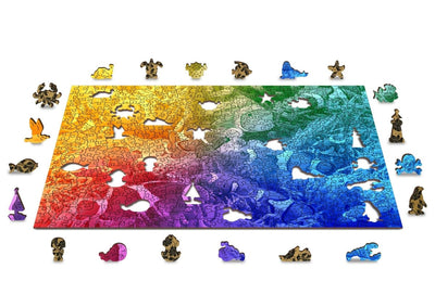 WOODEN.CITY – Tropische Fische | 3D Holzpuzzle - Lama Welt