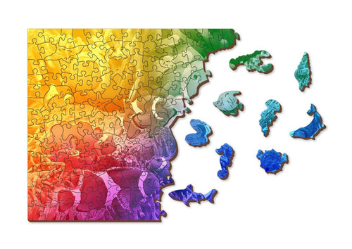 WOODEN.CITY – Tropische Fische | 3D Holzpuzzle - Lama Welt