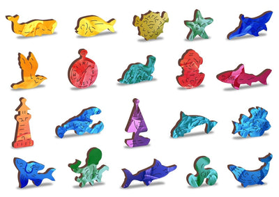 WOODEN.CITY – Tropische Fische | 3D Holzpuzzle - Lama Welt