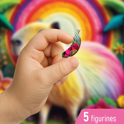 WOODEN.CITY – Tropischer Capybara - Garten | 3D Holzpuzzle - Lama Welt