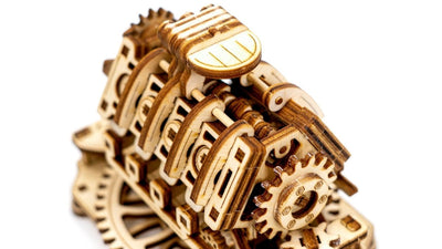 WOODEN.CITY – V8 Motor | 3D Holzpuzzle - Lama Welt