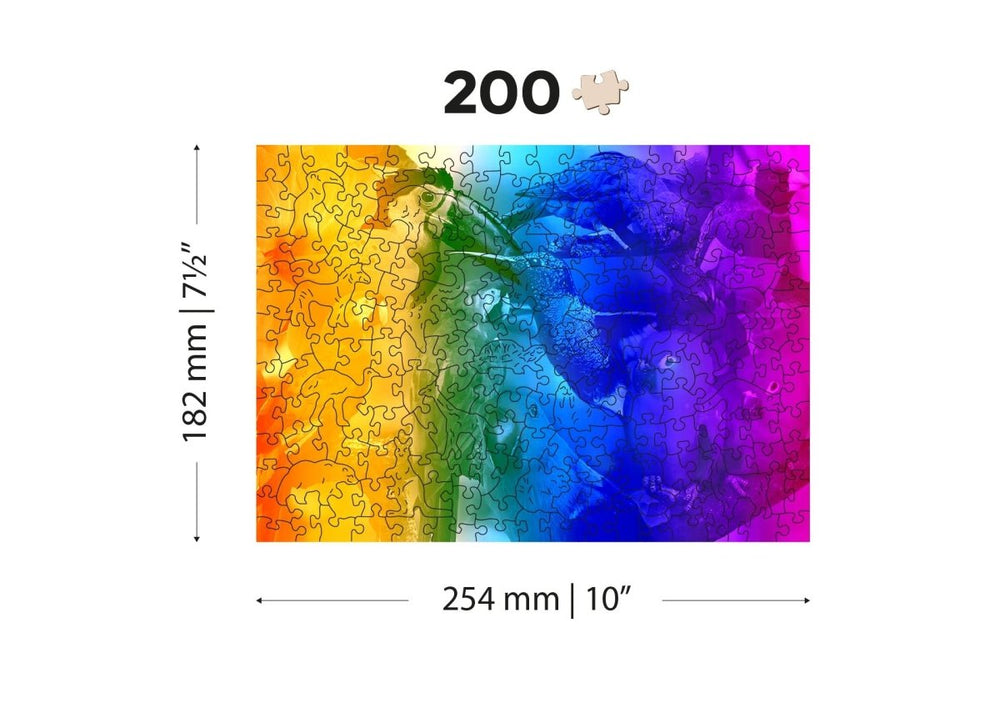 WOODEN.CITY – Vogelparadies | 3D Holzpuzzle - Lama Welt