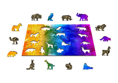 WOODEN.CITY – Vogelparadies | 3D Holzpuzzle - Lama Welt