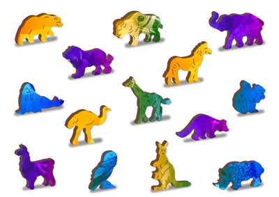 WOODEN.CITY – Vogelparadies | 3D Holzpuzzle - Lama Welt