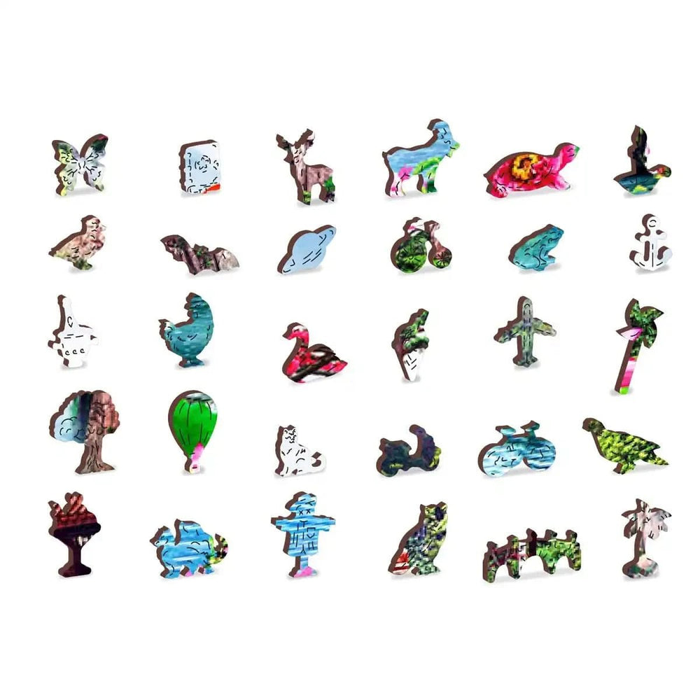 WOODEN.CITY – Wasserfälle Im Japanischen Garten | 3D Holzpuzzle - Lama Welt