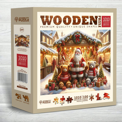WOODEN.CITY – Weihnachtsmarkt | 3D Holzpuzzle - Lama Welt