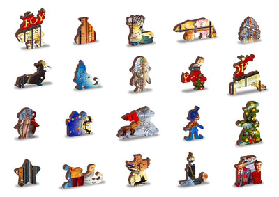 WOODEN.CITY – Weihnachtsstraße | 3D Holzpuzzle - Lama Welt