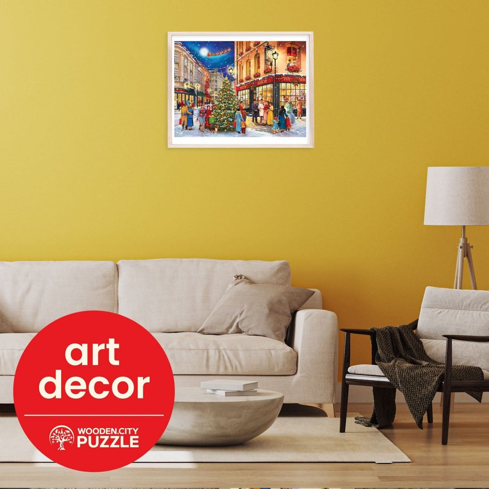 WOODEN.CITY – Weihnachtsstraße | 3D Holzpuzzle - Lama Welt