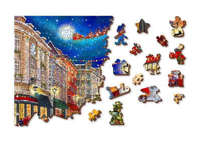 WOODEN.CITY – Weihnachtsstraße | 3D Holzpuzzle - Lama Welt