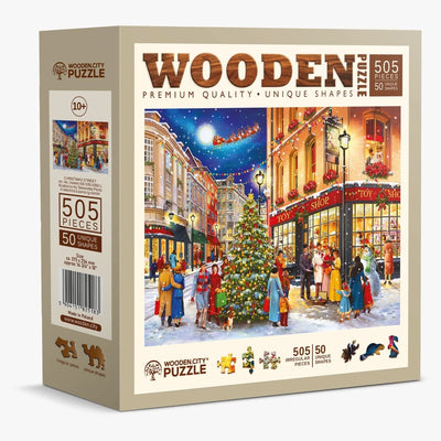 WOODEN.CITY – Weihnachtsstraße | 3D Holzpuzzle - Lama Welt