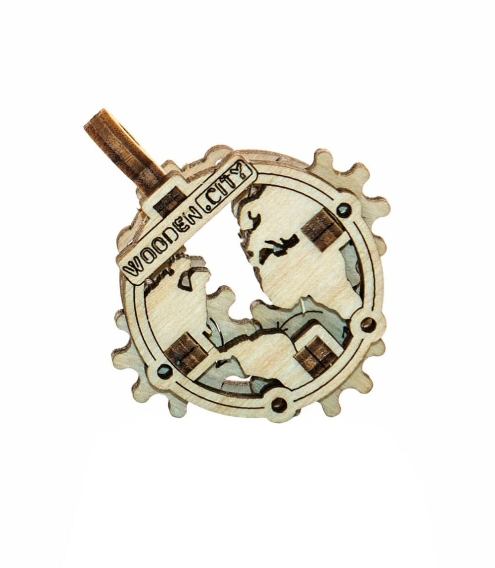 WOODEN.CITY – Widgets Kontinente | 3D Holzpuzzle - Lama Welt