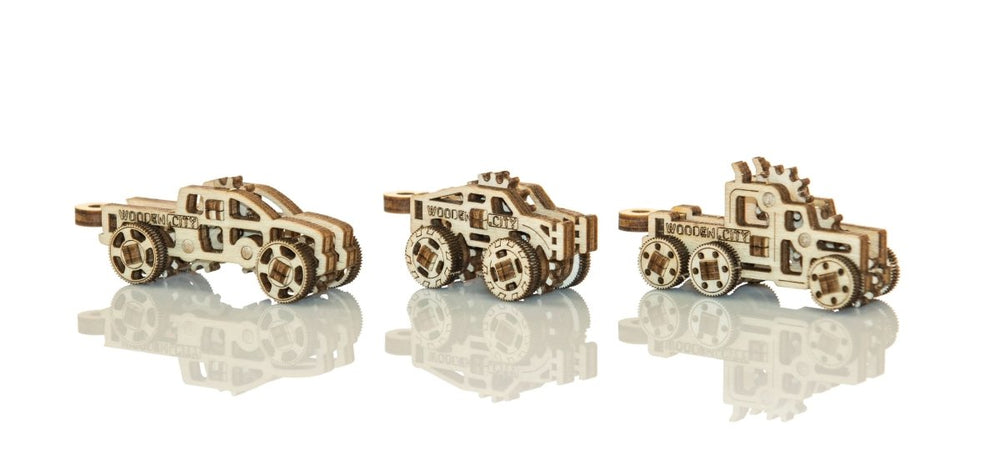 WOODEN.CITY – Widgets Lkws | 3D Holzpuzzle - Lama Welt