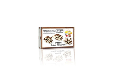 WOODEN.CITY – Widgets Öffentlicher Verkehr | 3D Holzpuzzle - Lama Welt