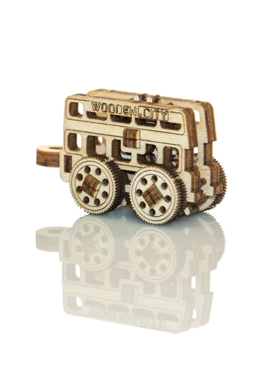 WOODEN.CITY – Widgets Öffentlicher Verkehr | 3D Holzpuzzle - Lama Welt