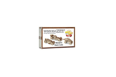 WOODEN.CITY – Widgets Rennautos | 3D Holzpuzzle - Lama Welt