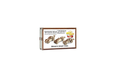 WOODEN.CITY – Widgets Rennwagen | 3D Holzpuzzle - Lama Welt