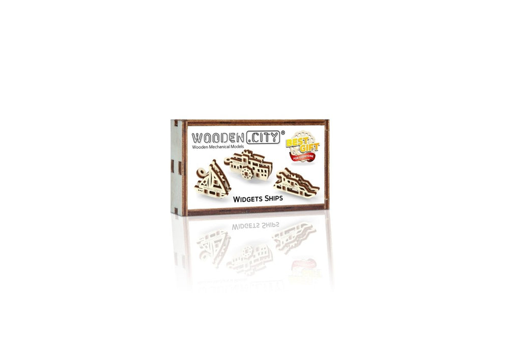 WOODEN.CITY – Widgets Schiffe | 3D Holzpuzzle - Lama Welt