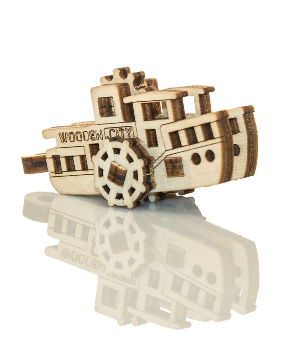 WOODEN.CITY – Widgets Schiffe | 3D Holzpuzzle - Lama Welt
