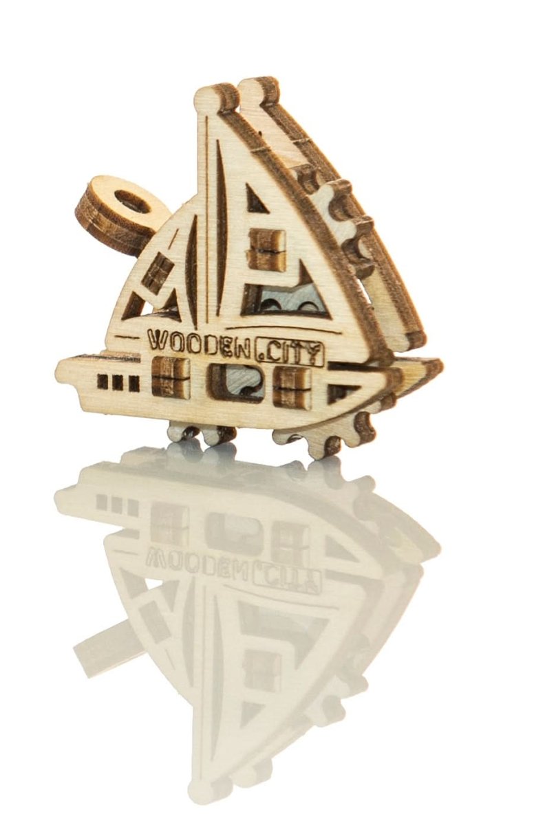 WOODEN.CITY – Widgets Schiffe | 3D Holzpuzzle - Lama Welt