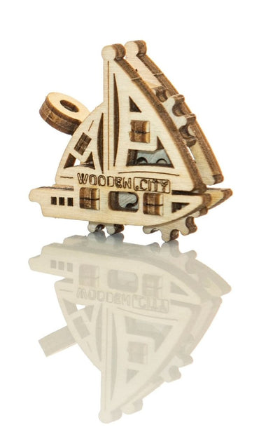 WOODEN.CITY – Widgets Schiffe | 3D Holzpuzzle - Lama Welt