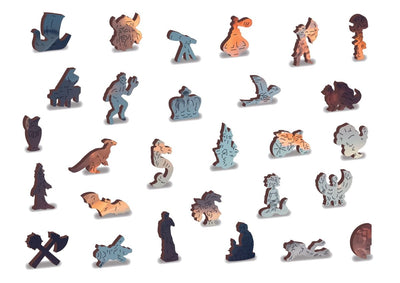 WOODEN.CITY – Wilde Pferde Am Strand | 3D Holzpuzzle - Lama Welt