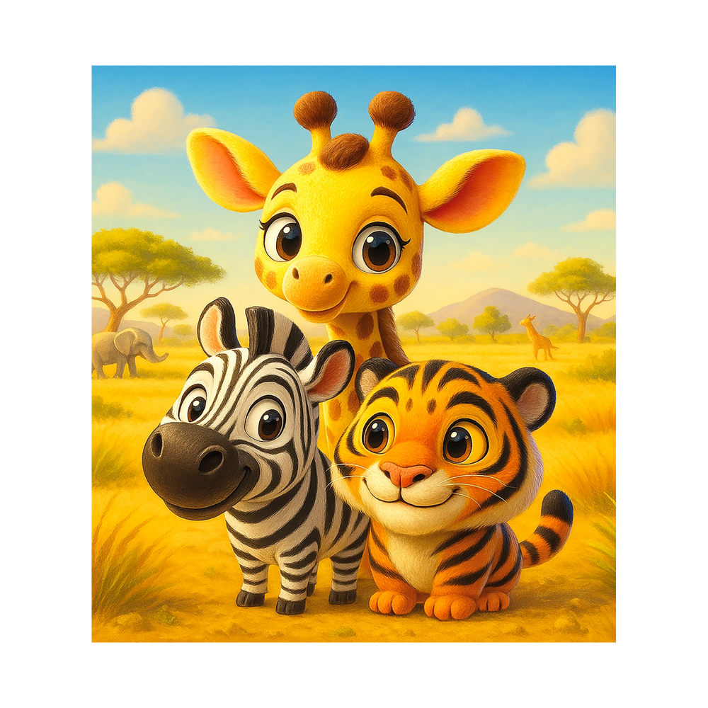 WOODEN.CITY – Wildlife Buddies | 3D Holzpuzzle - Lama Welt