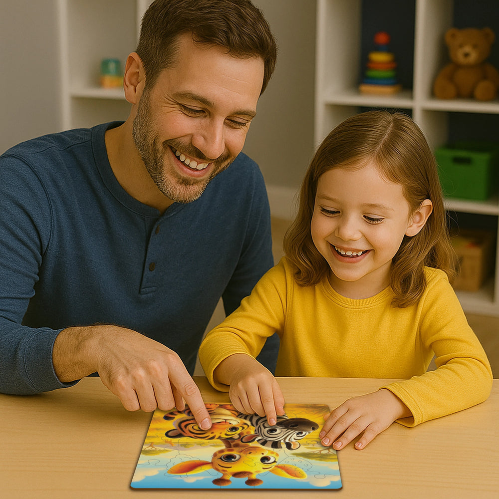 WOODEN.CITY – Wildlife Buddies | 3D Holzpuzzle - Lama Welt