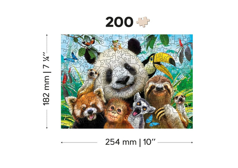 WOODEN.CITY – Willkommen Im Dschungel | 3D Holzpuzzle - Lama Welt