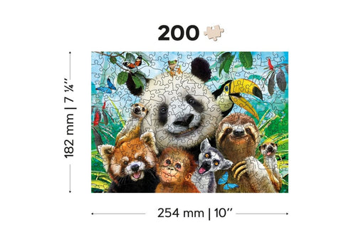 WOODEN.CITY – Willkommen Im Dschungel | 3D Holzpuzzle - Lama Welt