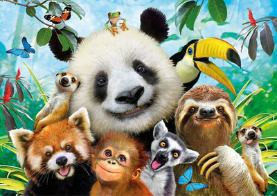 WOODEN.CITY – Willkommen Im Dschungel | 3D Holzpuzzle - Lama Welt