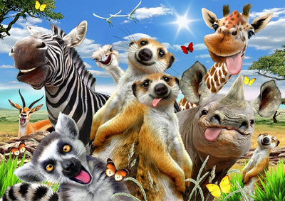 WOODEN.CITY – Willkommen In Afrika | 3D Holzpuzzle - Lama Welt