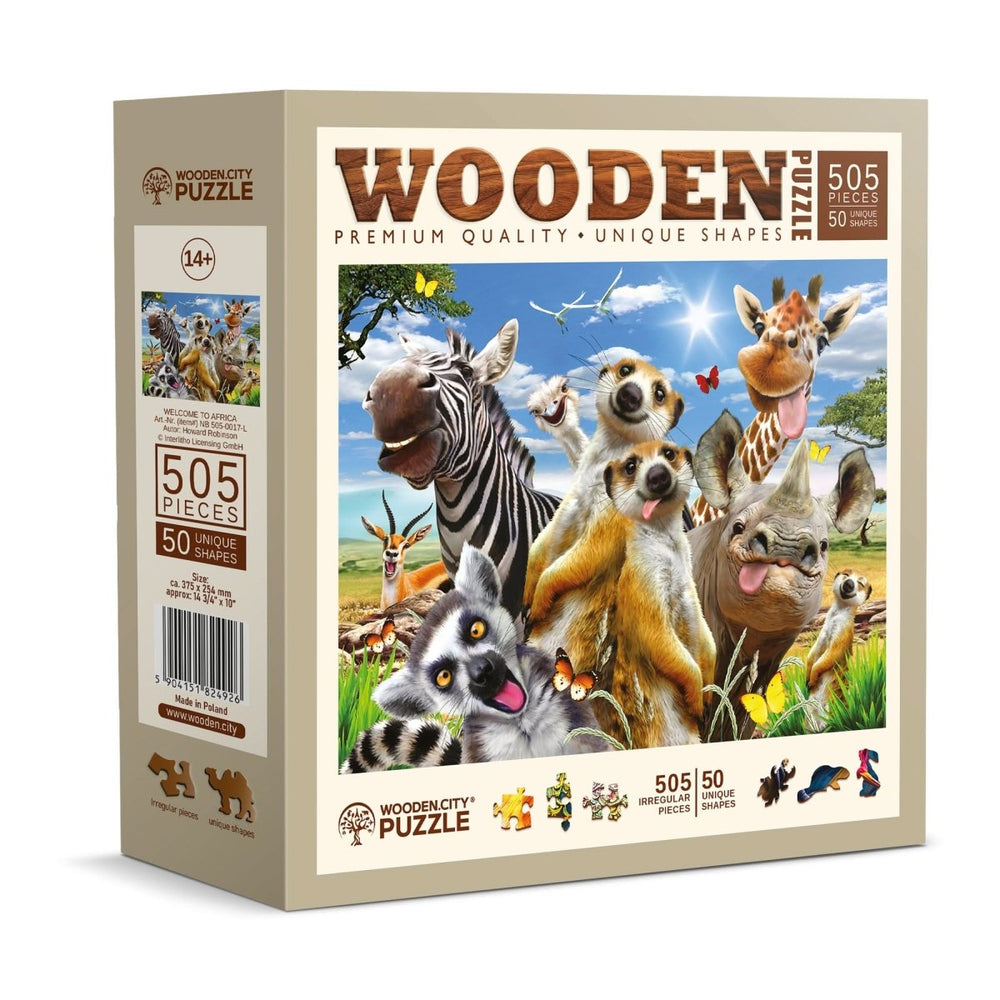 WOODEN.CITY – Willkommen In Afrika | 3D Holzpuzzle - Lama Welt