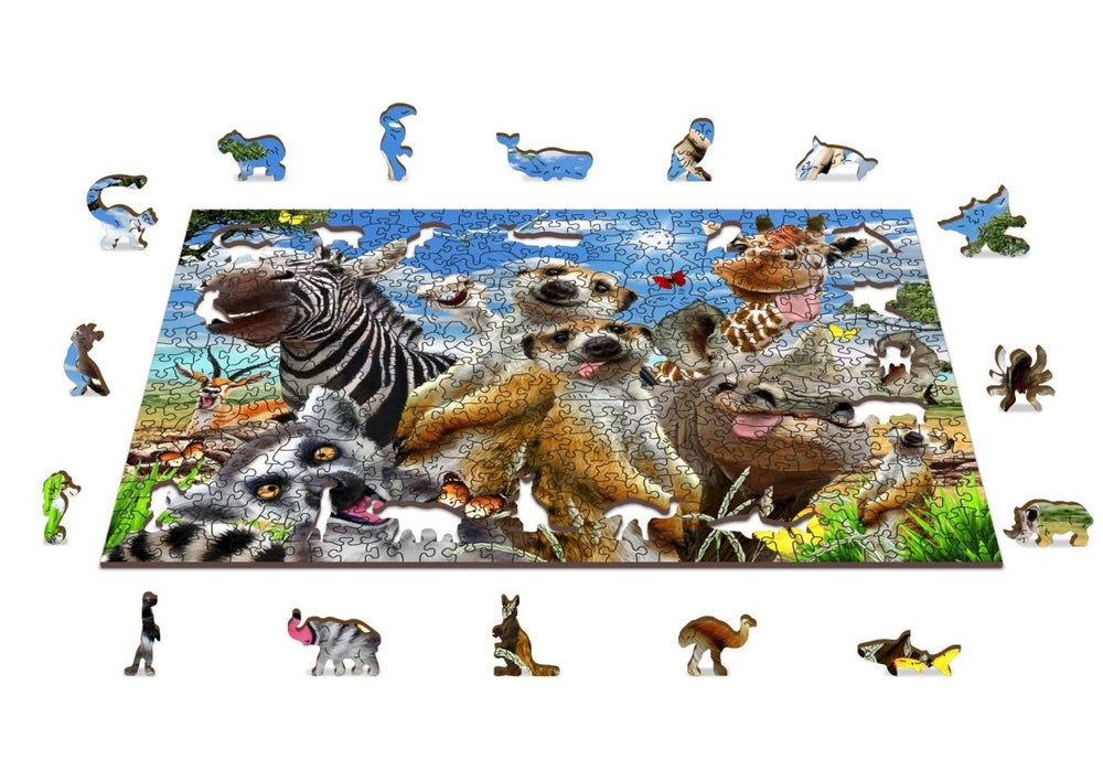 WOODEN.CITY – Willkommen In Afrika | 3D Holzpuzzle - Lama Welt