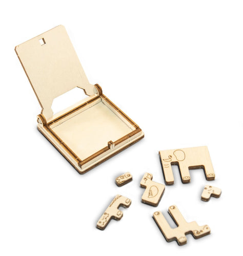 WOODEN.CITY – Zoo Puzzle | 3D Holzpuzzle - Lama Welt